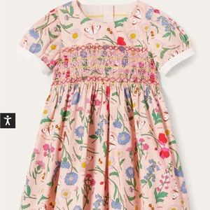 NWT Mini Boden Smocked Dress